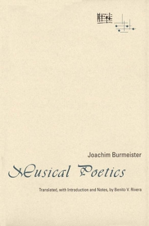 Musical Poetics by Joachim Burmeister 9780300051100