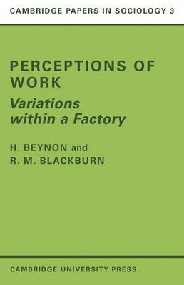 Perceptions of Work: Variations within a Factory by Huw Beynon 9780521097277