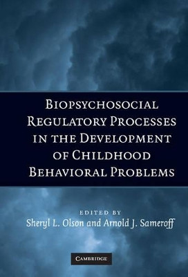 Biopsychosocial Regulatory Processes in the Development of Childhood Behavioral Problems by Sheryl L. Olson 9780521848138