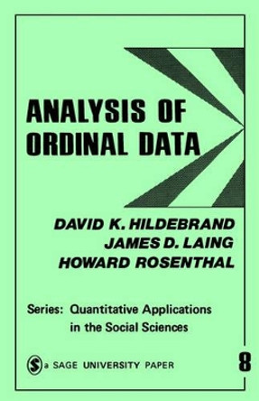 Analysis of Ordinal Data by David K. Hildebrand 9780803907959