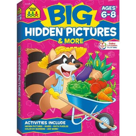 Big Hidden Pictures & More by School Zone Staff