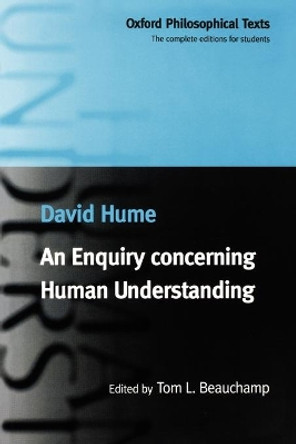 An Enquiry concerning Human Understanding by David Hume 9780198752486