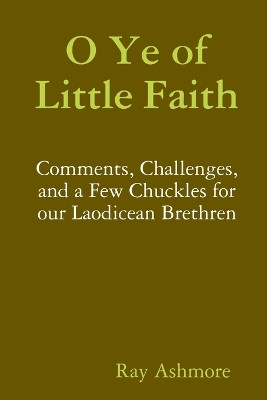 O Ye of Little Faith by Ray Ashmore 9780359885299