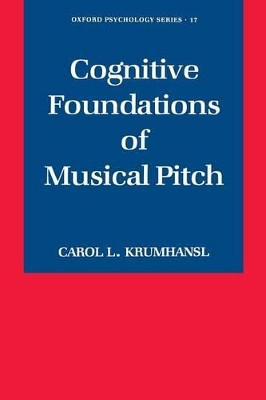 Cognitive Foundations of Musical Pitch by Carol L. Krumhansl 9780195148367
