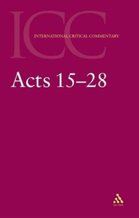 Acts 15-25 by C.K. Barrett 9780567083951