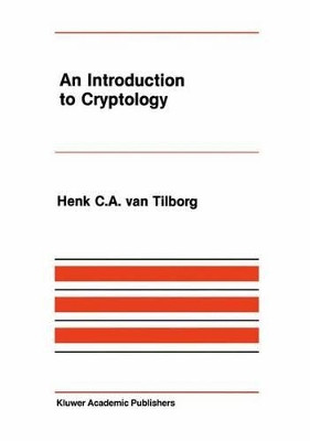 An Introduction to Cryptology by Henk C. A. van Tilborg 9780898382716