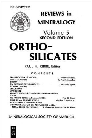 Orthosilicates by Roger G. Burns 9780939950133