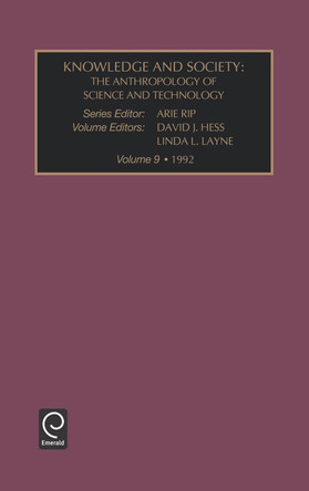 Knowledge and Society: The Anthropology of Science and Technology by Arie Rip 9780892329731