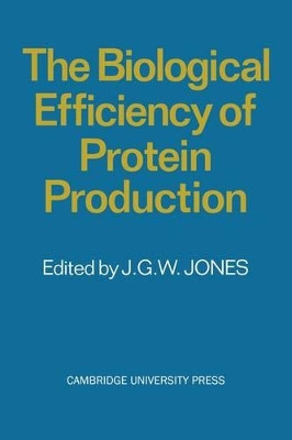 The Biological Efficiency of Protein Production by J. G. W. Jones 9780521279406