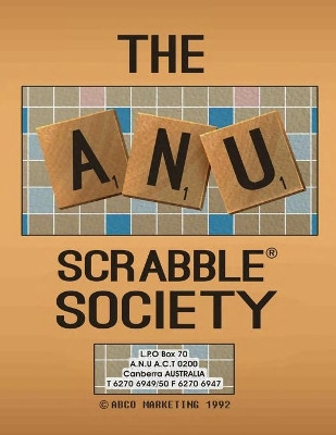 The ANU Scrabble Society by Alexander Bailiff 9780578626956