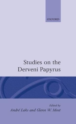 Studies on the Derveni Papyrus by Andre Laks 9780198150329