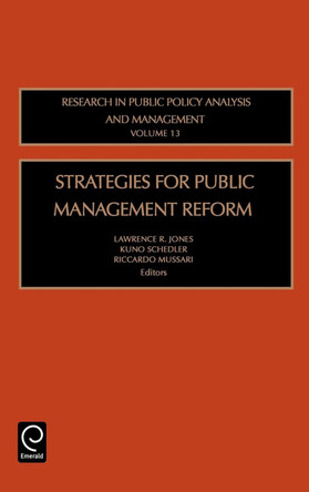 Strategies for Public Management Reform by Lawrence Jones 9780762310319