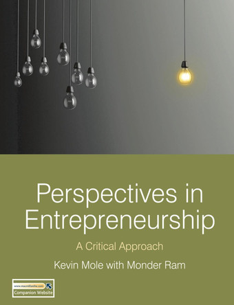 Perspectives in Entrepreneurship: A Critical Approach by Kevin F. Mole 9780230241107