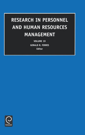 Research in Personnel and Human Resources Management by Gina Ferris 9780762307517