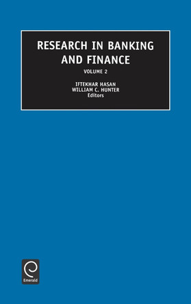 Research in Banking and Finance by I. Hasan 9780762308446
