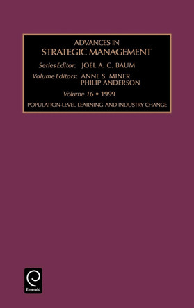 Population-Level Learning and Industry Change by Joel Baum 9780762305001