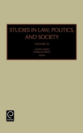 Studies in Law, Politics, and Society by Austin Sarat 9780762310975