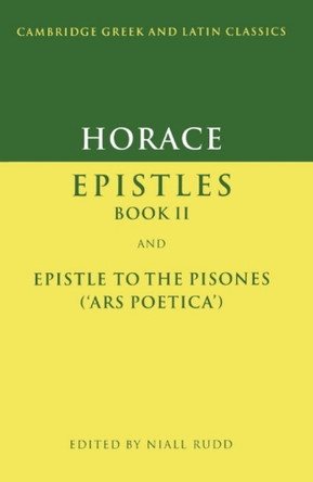Horace: Epistles Book II and Ars Poetica by Horace 9780521312929