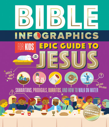 Bible Infographics for Kids (TM) Epic Guide to Jesus: Samaritans, Prodigals, Burritos, and How to Walk on Water by Harvest House Publishers