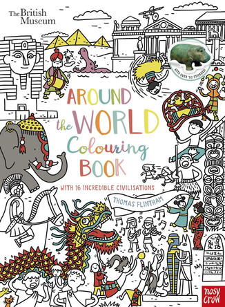 British Museum: Around the World Colouring Book by Thomas Flintham