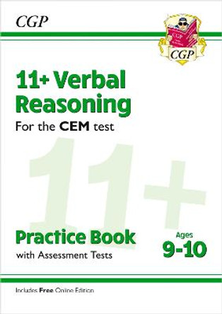 New 11+ CEM Verbal Reasoning Practice Book & Assessment Tests - Ages 9-10 (with Online Edition) by CGP Books