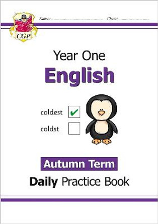 New KS1 English Daily Practice Book: Year 1 - Autumn Term by CGP Books