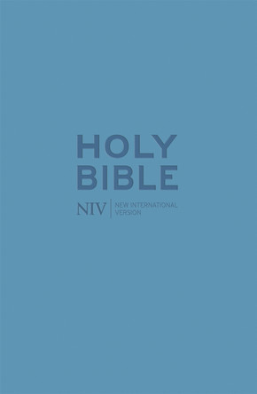 NIV Pocket Cyan Soft-tone Bible with Zip by New International Version