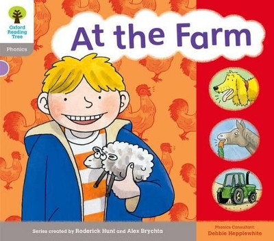 Oxford Reading Tree: Level 1: Floppy's Phonics: Sounds and Letters: At the Farm by Roderick Hunt 9780198485490 [USED COPY]