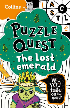 Puzzle Quest The Lost Emerald: Solve more than 100 puzzles in this adventure story for kids aged 7+ by Kia Marie Hunt 9780008532116 [USED COPY]