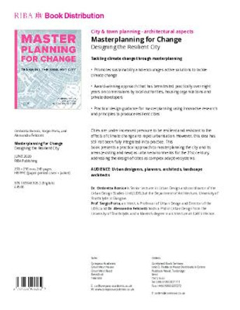 Masterplanning for Change: Designing the Resilient City by Ombretta Romice