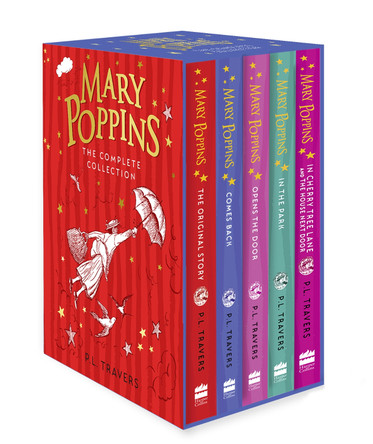 Mary Poppins – The Complete Collection Box Set: Mary Poppins, Mary Poppins Comes Back, Mary Poppins Opens the Door, Mary Poppins in the Park, Mary Poppins in Cherry Tree Lane / Mary Poppins and the House Next Door by P. L. Travers 9780008403096