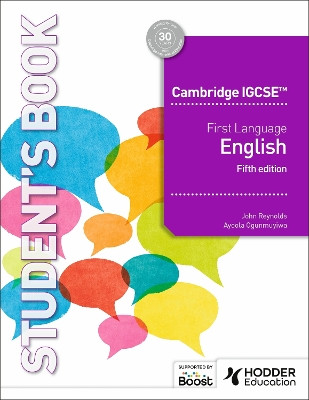 Cambridge IGCSE First Language English Fifth Edition John Reynolds 9781036010768