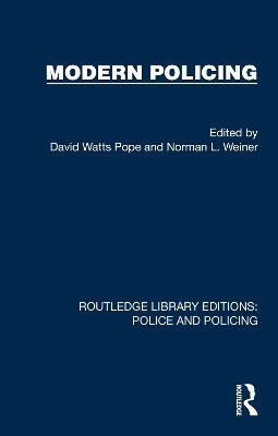 Modern Policing David Watts Pope 9781032436081