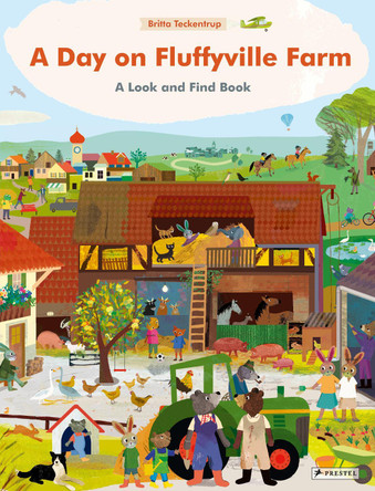 A Day on Fluffyville Farm: A Look and Find Book Britta Teckentrup 9783791375915