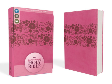 NIrV, Holy Bible, Large Print, Leathersoft, Blue by Zondervan Publishing 9780310743996