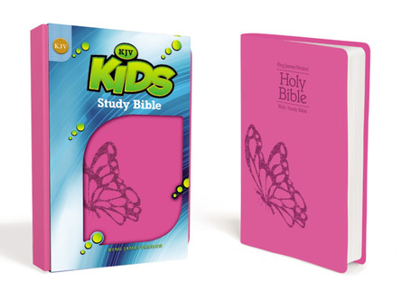 KJV, Kids Study Bible, Imitation Leather, Pink by Dr. Lawrence O. Richards 9780310747918