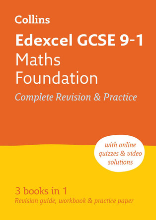 Edexcel GCSE 9-1 Maths Foundation All-in-One Revision and Practice (Collins GCSE 9-1 Revision) by Collins GCSE