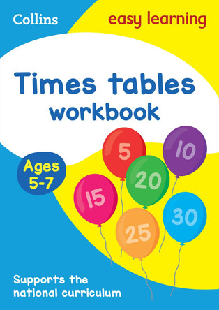 Times Tables Workbook Ages 5-7: New Edition (Collins Easy Learning KS1) by Collins Easy Learning