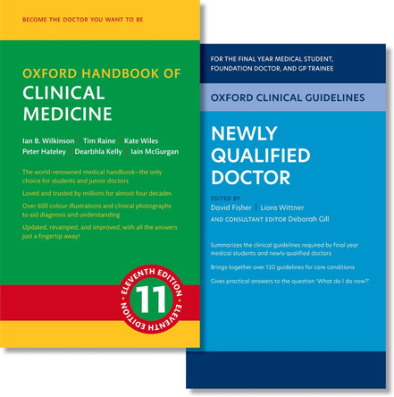 Oxford Clinical Guidelines: Newly Qualified Doctor and Oxford Handbook of Clinical Medicine pack by Ian Wilkinson 9780198948292