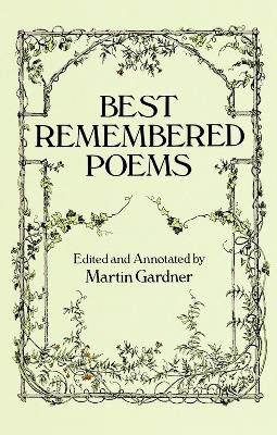 Best Remembered Poems by Martin Gardner 9780486271651 [USED COPY]