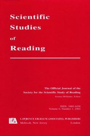 Reading Development in Adults: A Special Issue of scientific Studies of Reading by Richard L. Venezky