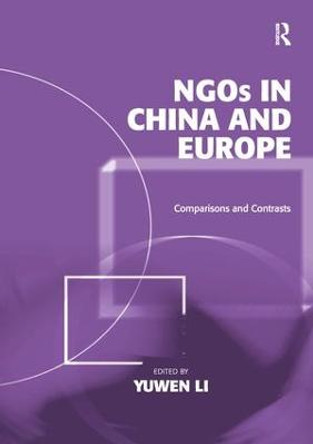 NGOs in China and Europe: Comparisons and Contrasts by Yuwen Li