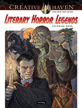 Creative Haven Literary Horror Legends Coloring Book by Tim Foley
