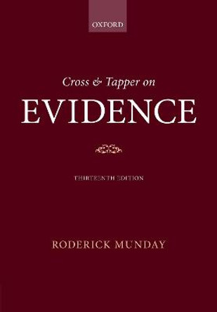 Cross & Tapper on Evidence by Roderick Munday