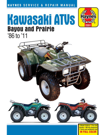 Kawasaki Bayou & Prarie ATVs (86 - 11): 1986 - 2011 by Haynes Publishing