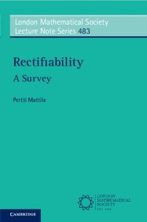 Rectifiability: A Survey by Pertti Mattila