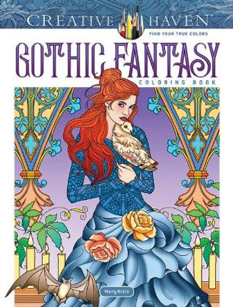 Creative Haven Gothic Fantasy Coloring Book by Marty Noble