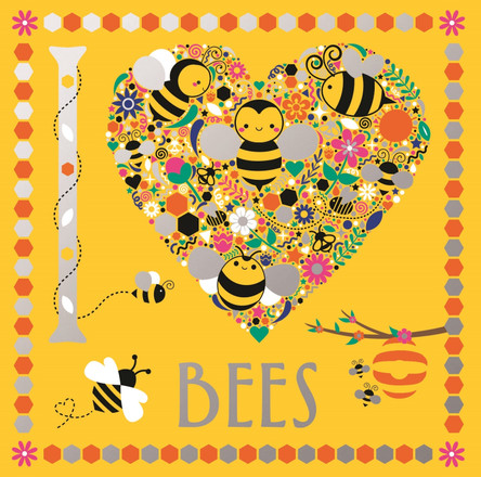 I Heart Bees by Lizzie Preston