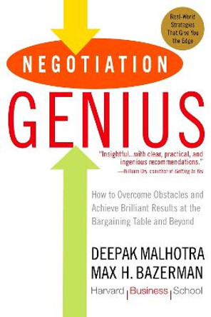 Negotiation Genius by Deepak Malhotra