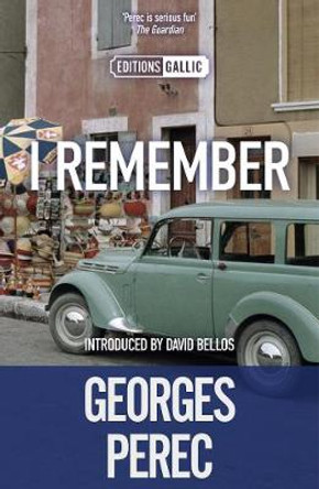 I Remember by Georges Perec